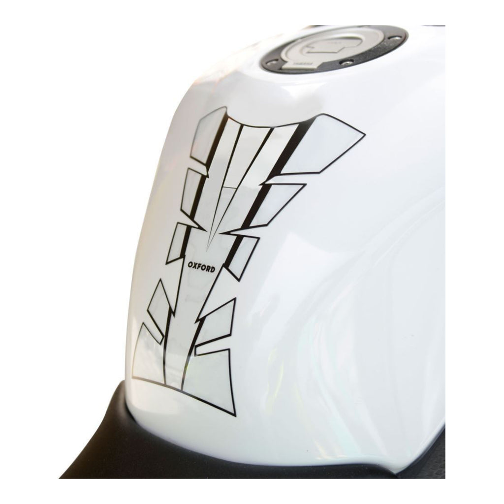 Oxford Sheer Arrow Tank Pad - Silver