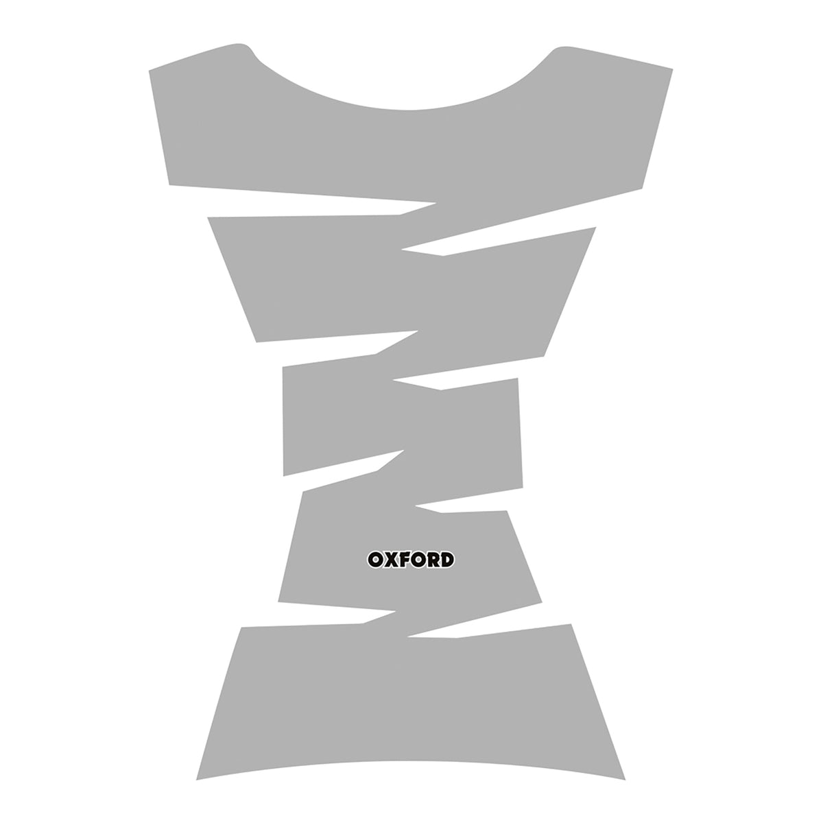 Oxford Jagged Tank Pad - Silver