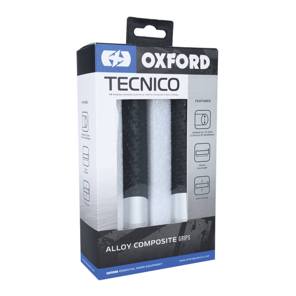 Oxford Tecnico Grips - Silver
