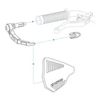 Oxford Premium Handguards with Aluminium Lever Guards (Pair)