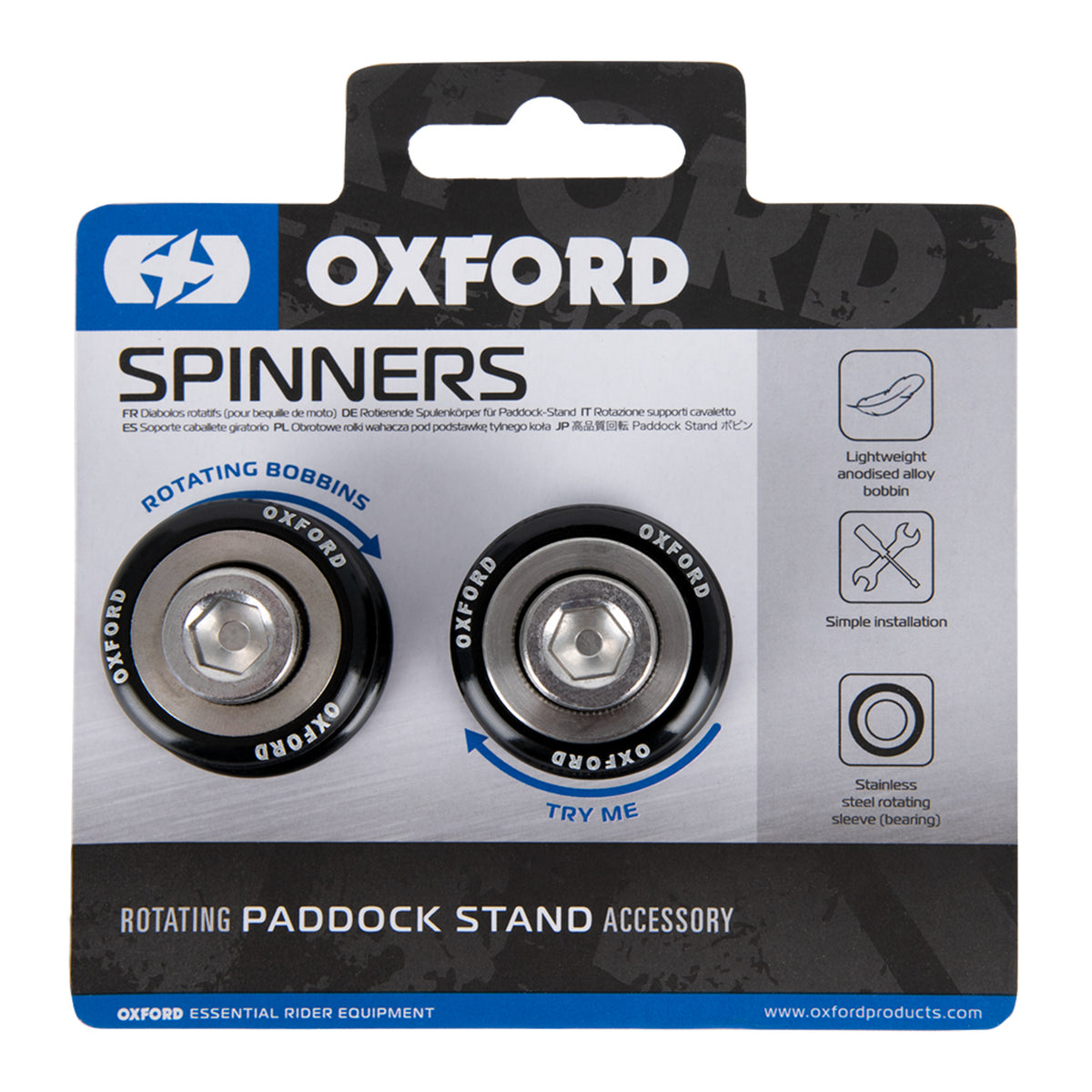 Oxford Spinners M8 (1.0 Thread) - Black