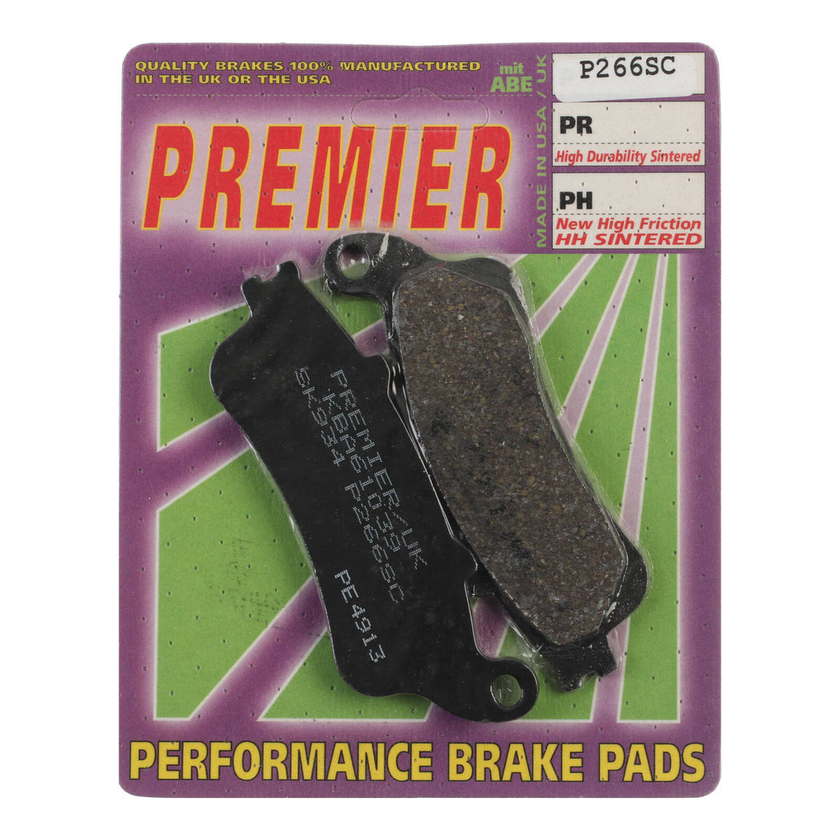 Premier Brake Pads P266 - Kawasaki