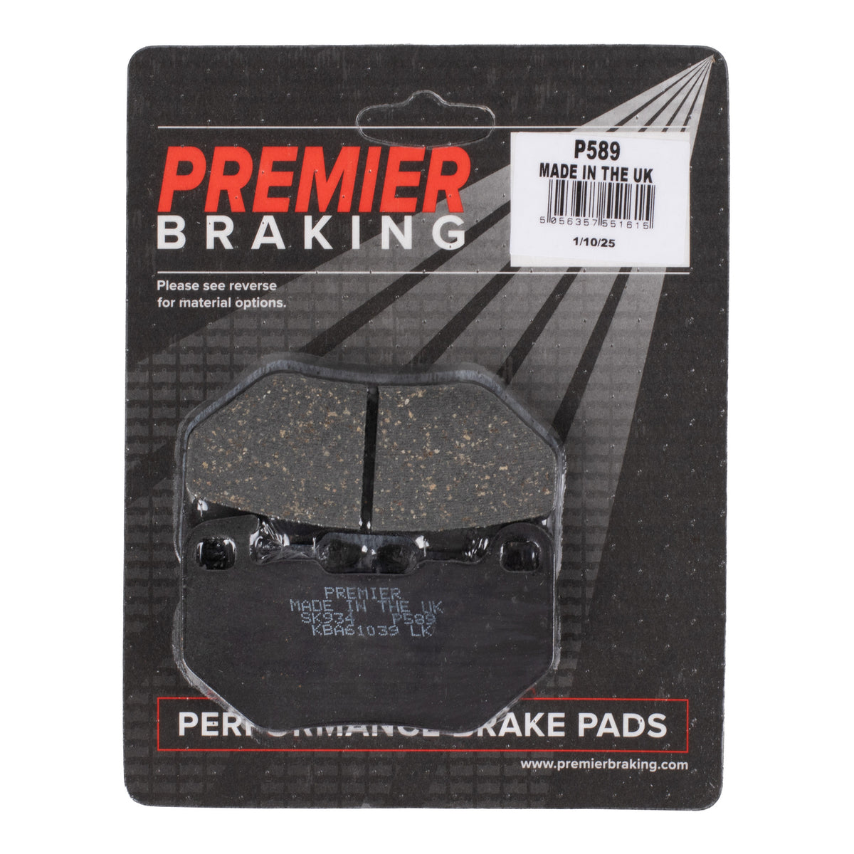 Premier Brake Pads Road Bike Organic