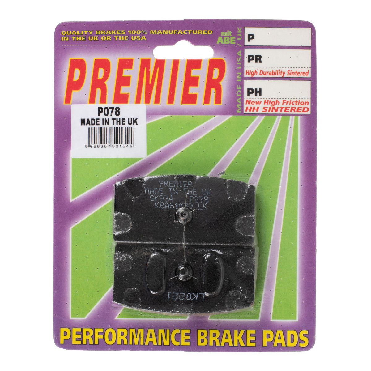 Premier Brake Pads P078 - BMW