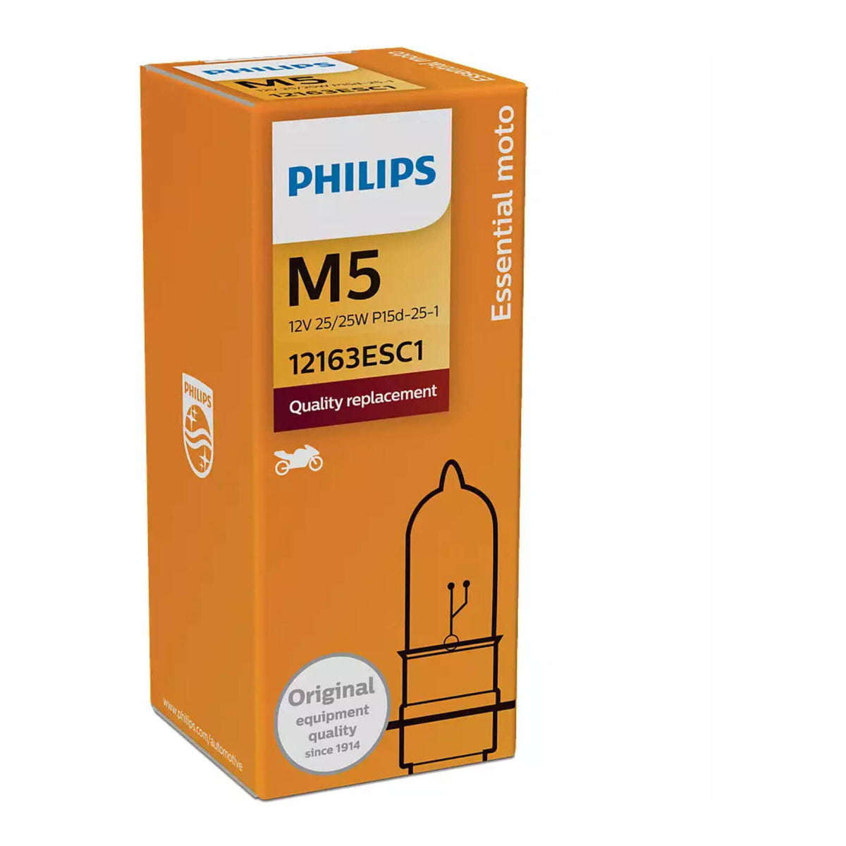 Philips Bulb M5 12163 ES 12V 25/25W P15D-25-1 C1