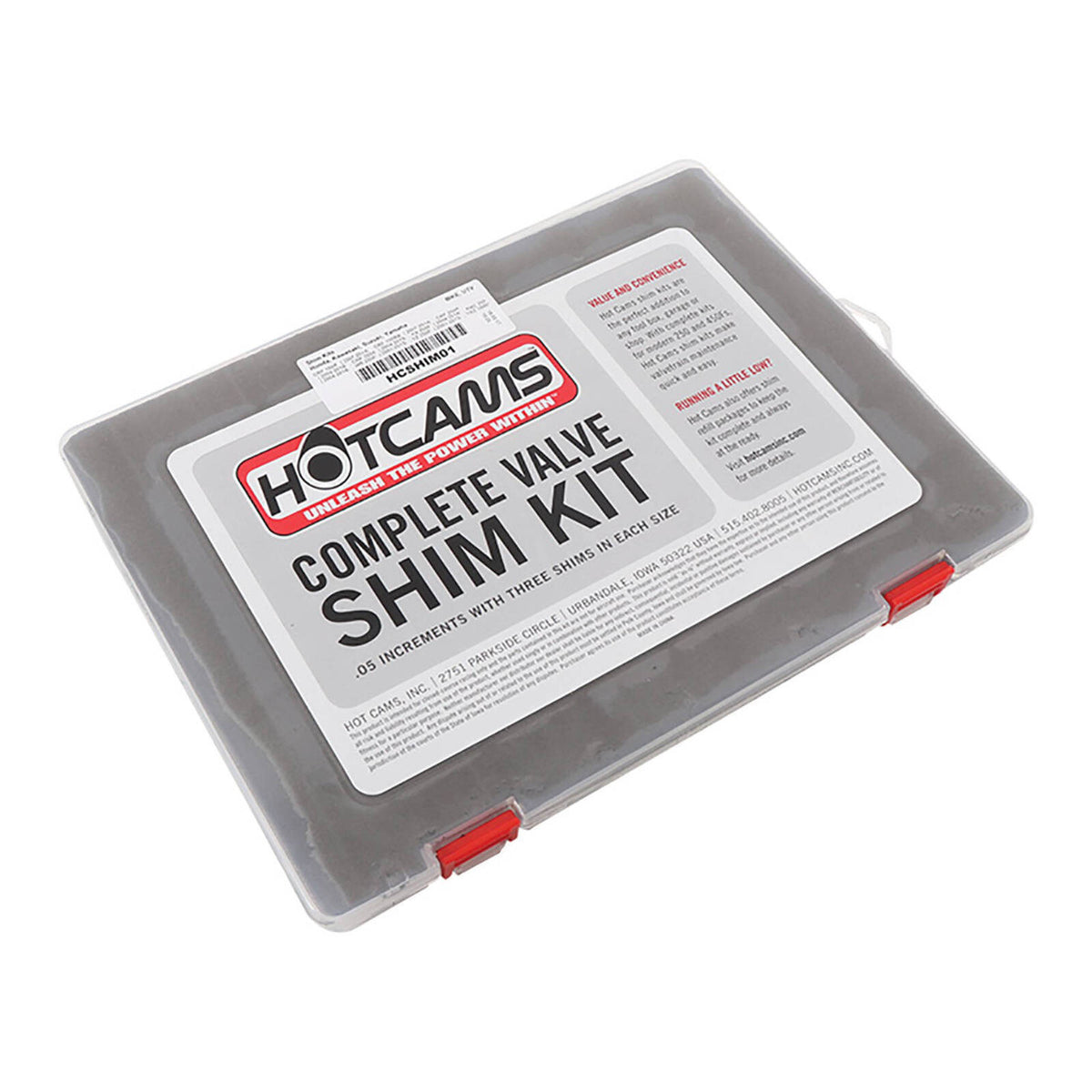 HOT CAM SHIM KIT 7.48mm (1.20mm-3.50mm in .05mm - 3 ea)