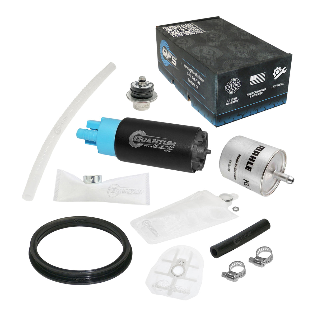 Quantum In-Tank EFI Fuel Pump with Regulator, Tank Seal, Filter