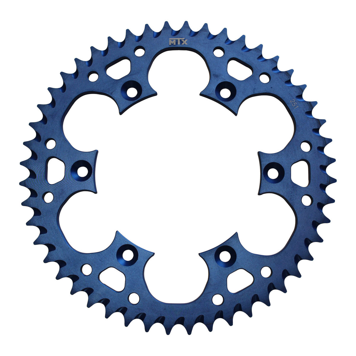 MTX 251 Zero Aluminium Rear Sprocket #520 - Blue (11A-428-BLU)