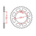 MTX 718 Steel Rear Sprocket #530 (11-718)