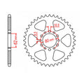 MTX 845 Steel Rear Sprocket #520 (11-37F)