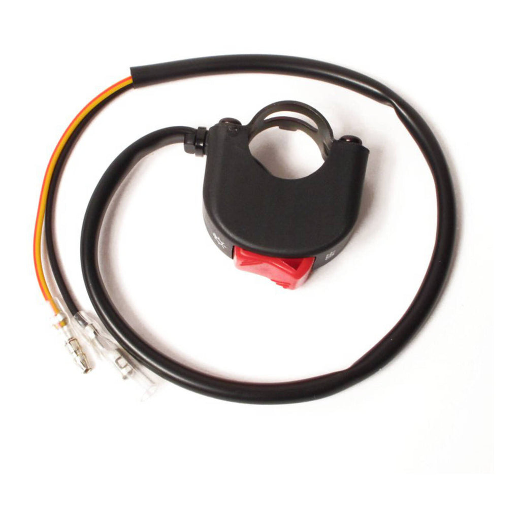 WMP SWITCH BLOCK HEADLIGHT ON-OFF (20mm) RED TOGGLE