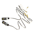 WMP NUMBER PLATE LED BOLT LIGHT 17x12 BLK (Pair)