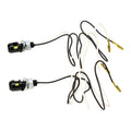 WMP NUMBER PLATE LED BOLT LIGHT 13.5X12.8 BLK (Pair)