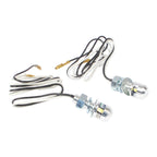 WMP NUMBER PLATE LED BOLT LIGHT 13.5X12.8 SIL (Pair)