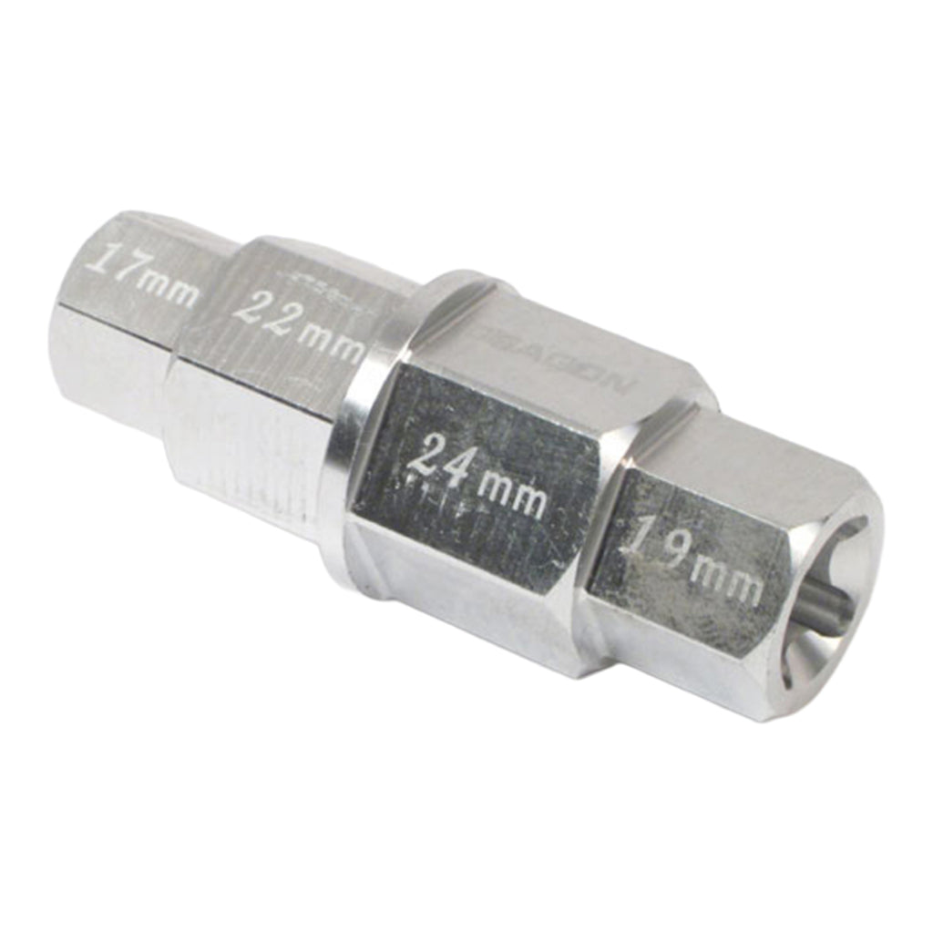 WMP 4-IN-1 HEX AXLE TOOL 17 19 22 24mm ALUM