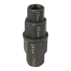 WMP 4-IN-1 HEX AXLE TOOL 17 19 22 24mm CrMo