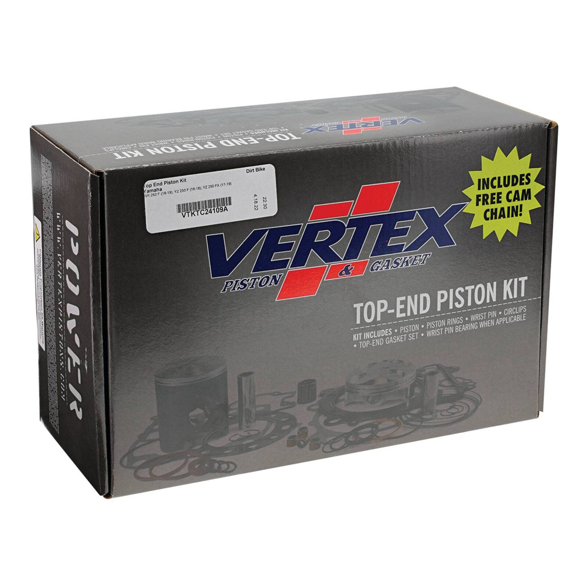 Vertex Top End Rebuild Kit - Forged Piston (A)