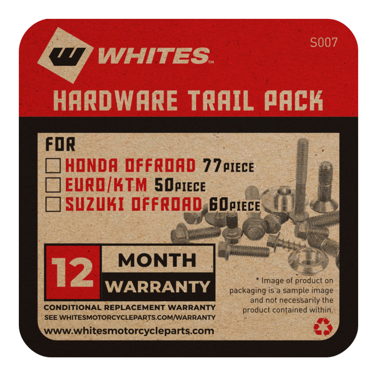 WMP Hardware Trail Pack - Suzuki Offroad 60PCS