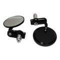 WMP Handlebar Bar End Mirrors Pair Black