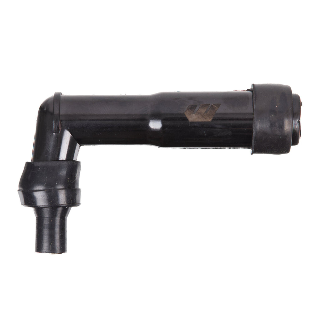 WMP Spark Plug Cap - Replaces XB05F - Long Right Angle - Black