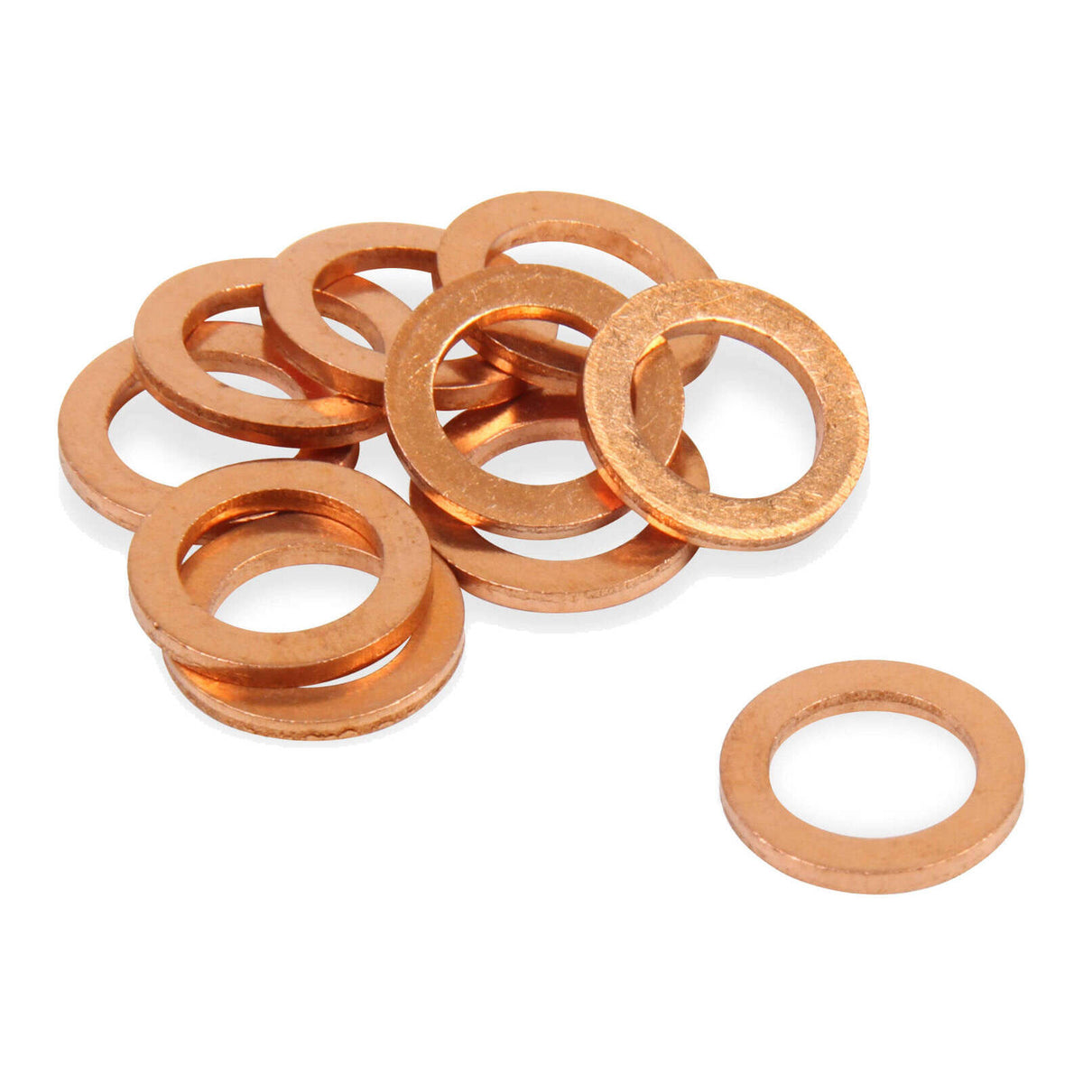 WMP Crush Washer Copper - 6 x 11 x 1 (100 Pack)