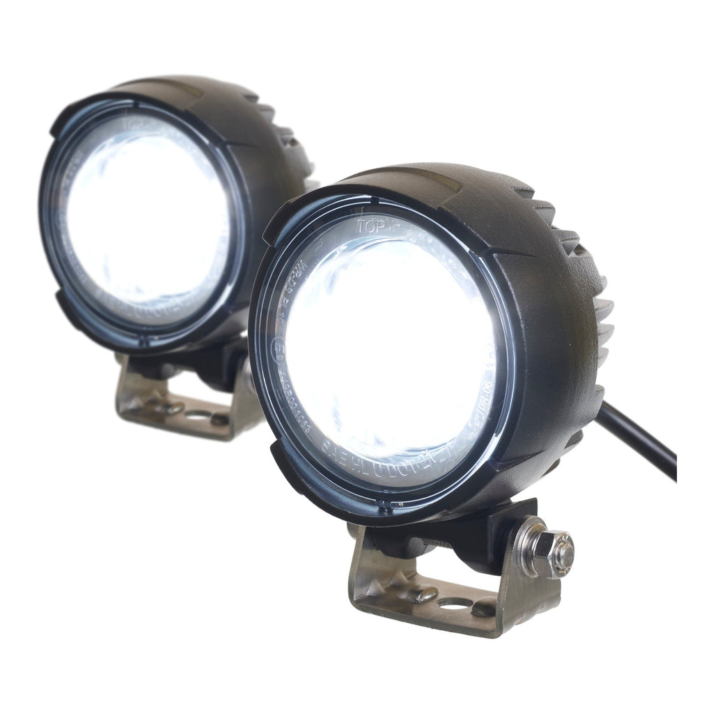 WMP LED Light 60mm Lens - Pair - Osram LED - with harness