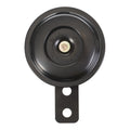 WMP 12v Horn - Round Blk - 70mm Diametre - 110db