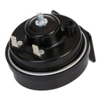 WMP Horn 12V Snail Horn (110dB/500Hz) 80mm Black