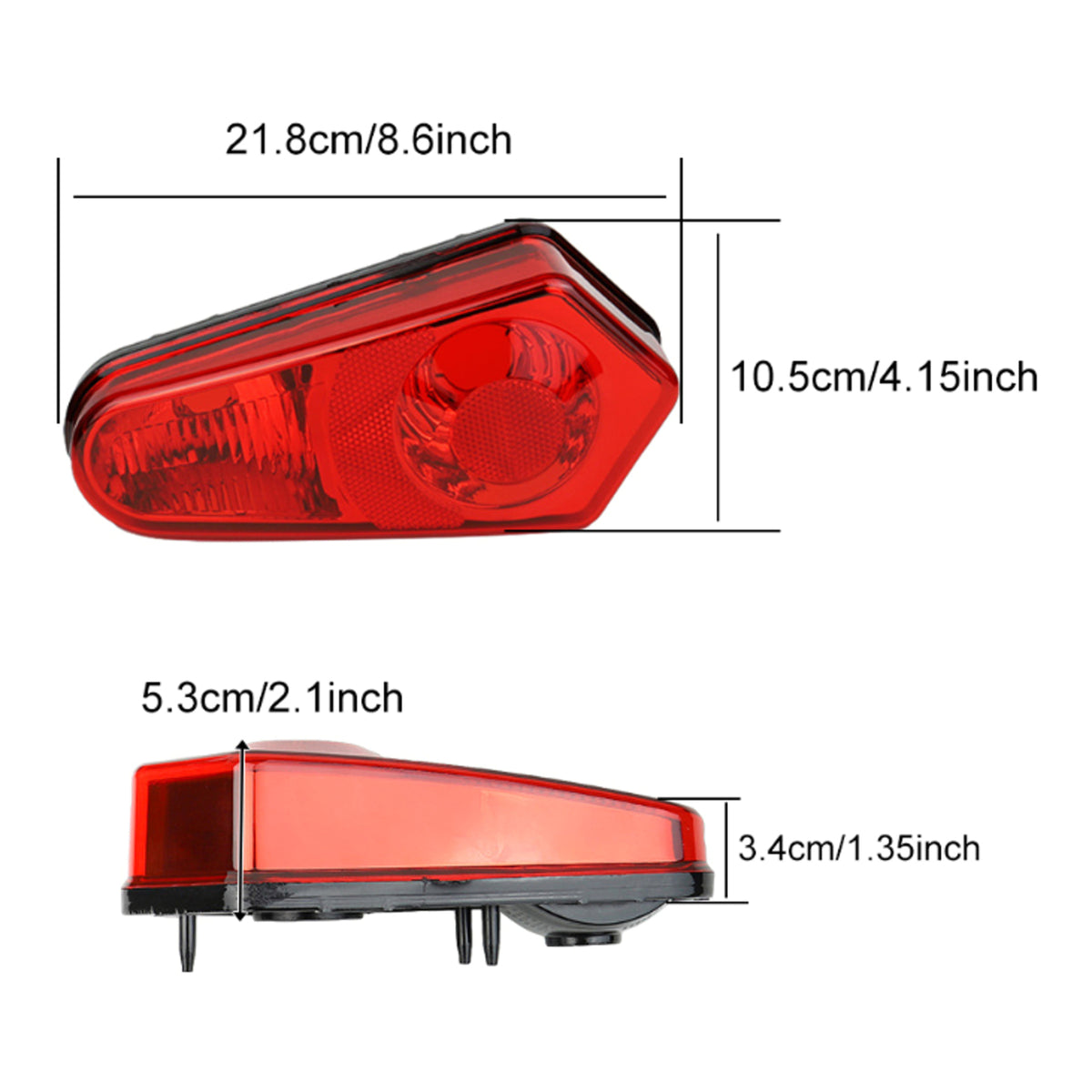 WMP Tail Light Lens Only Polaris