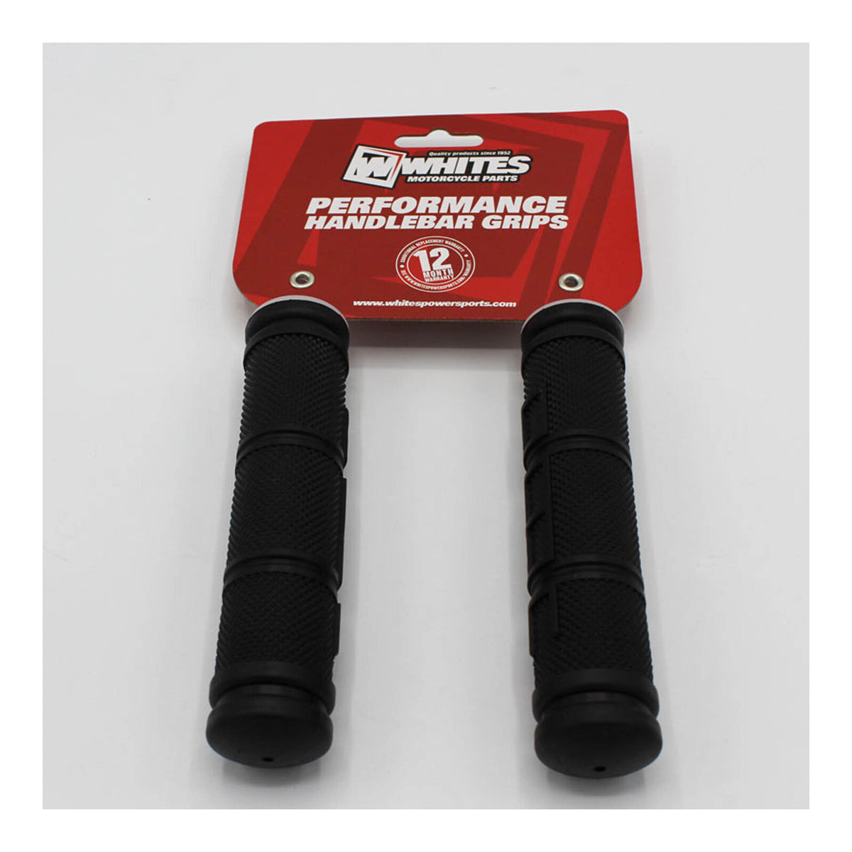 WMP ATV Half Waffle Grip Black 7/8 Both Sides - 137mm