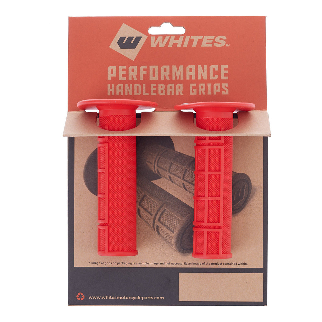 WMP MX Half Waffle Grip - Red