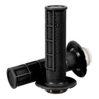 WMP Lock On Grips - Half Waffle - Black (with 6 Cams)
