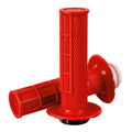 WMP Lock On Grips - Half Waffle - Red (with 6 Cams)