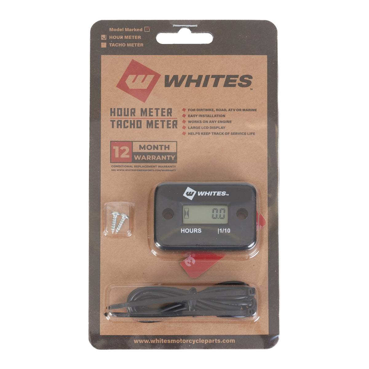 WMP Hour Meter - Black