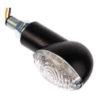 WMP LED Mini-Catseye Flasher - Black, Short Stem