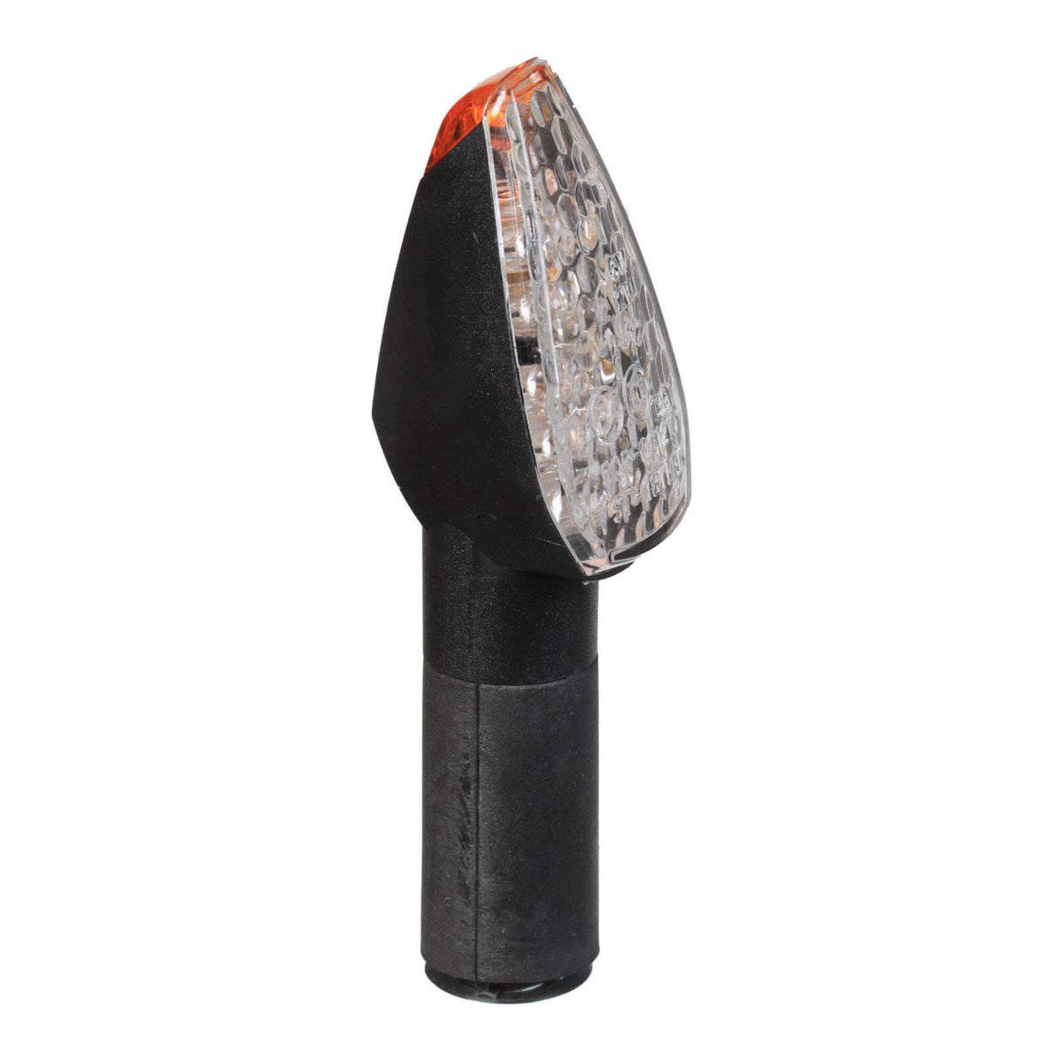 WMP LED Roadhawk MK3 Flasher - Black, Long Stem