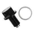 WMP Magnetic Sump Plug M10 x 15 x 1.25 - Black