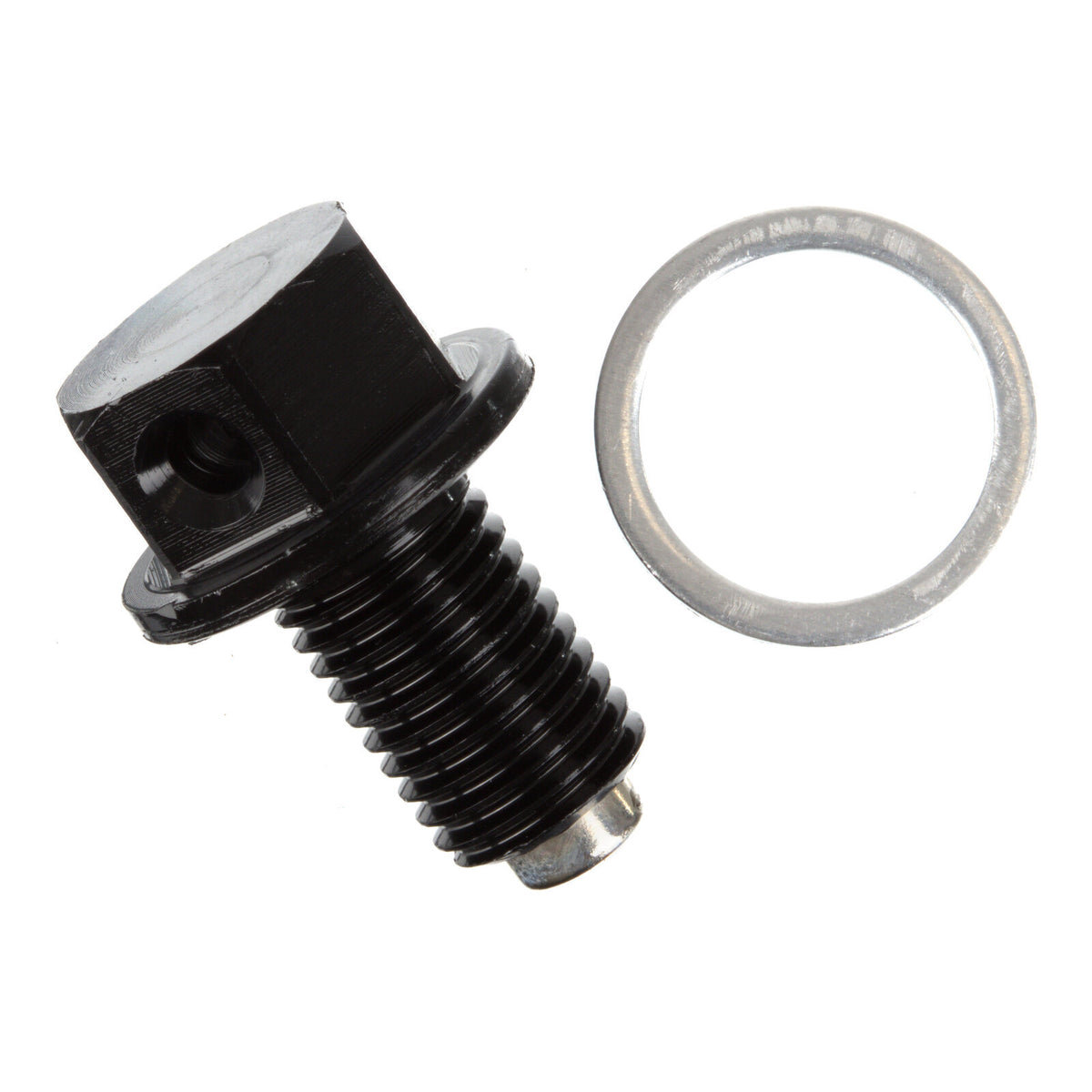 WMP Magnetic Sump Plug M10 x 15 x 1.25 - Black