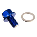 WMP Magnetic Sump Plug M10 x 15 x 1.5 - Blue