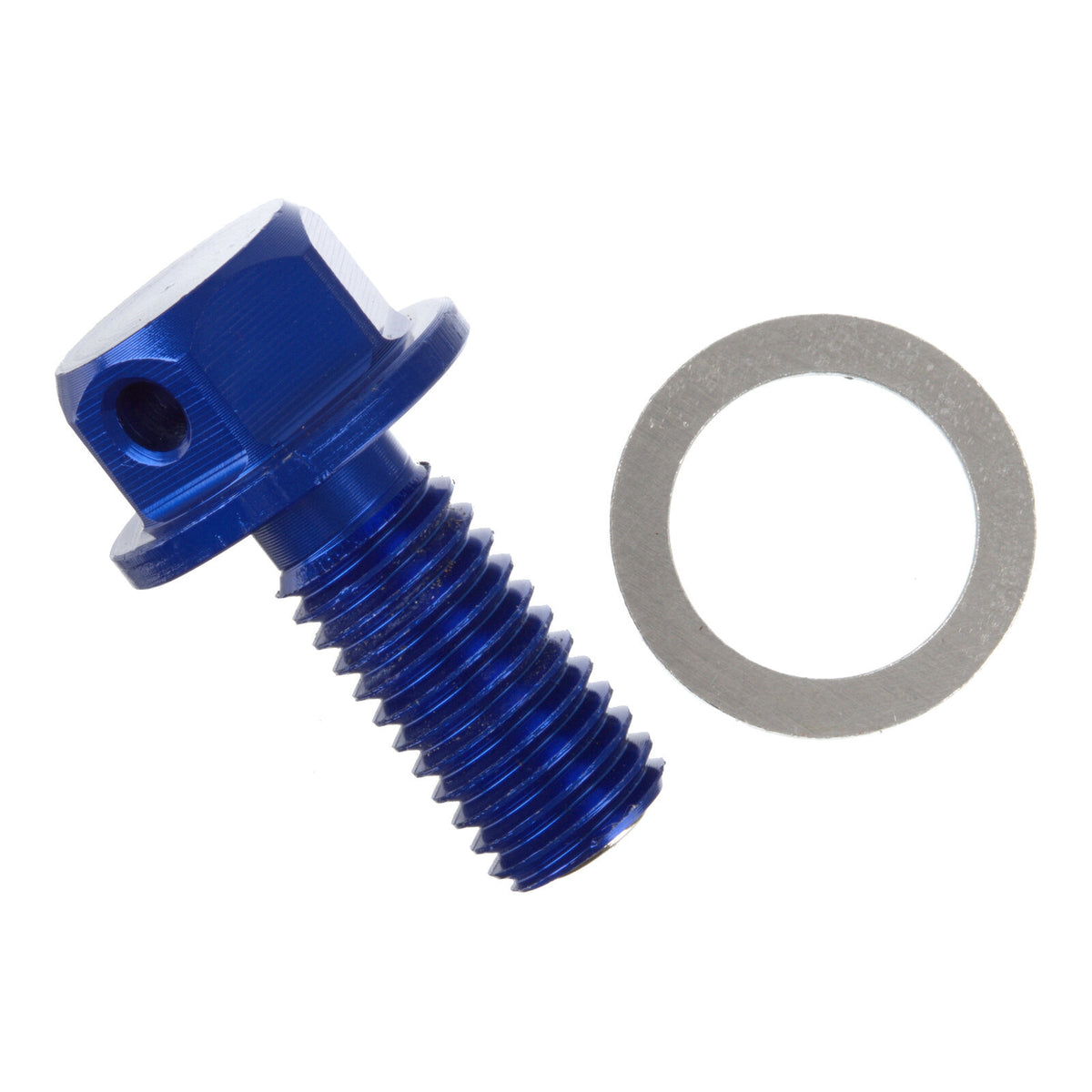 WMP Magnetic Sump Plug M10 x 22 x 1.5 - Blue