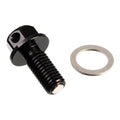WMP Magnetic Sump Plug M10 x 22 x 1.5 - Black