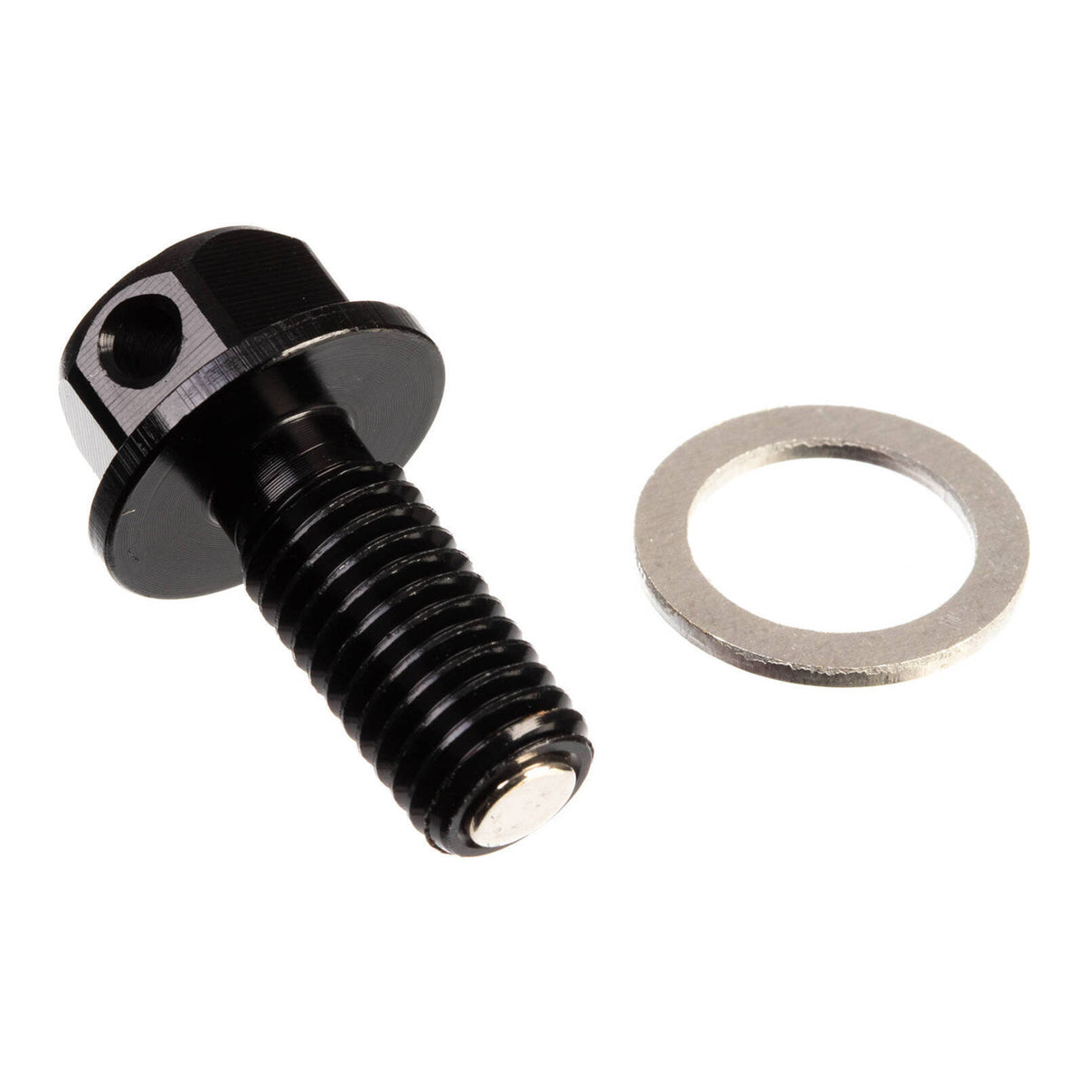 WMP Magnetic Sump Plug M10 x 22 x 1.5 - Black