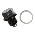 WMP Magnetic Sump Plug M12 x 10 x 1.25 - Black