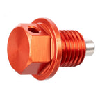 WMP Magnetic Sump Plug M12 x 12 x 1.5 - Orange