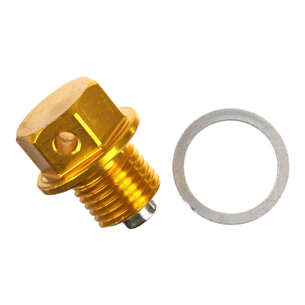 WMP Magnetic Sump Plug M12 x 15 x 1.5 - Gold