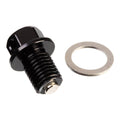 WMP Magnetic Sump Plug M12 x 15 x 1.5 - Black