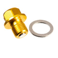 WMP Magnetic Sump Plug M12 x 15 x 1.5 - Orange