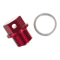 WMP Magnetic Sump Plug M14 x 10 x 1.25 - Red