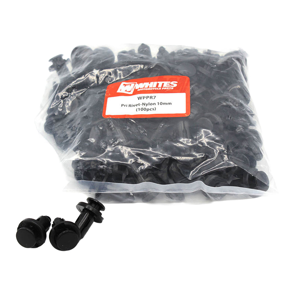 WMP Nylon Pry Rivets - 10mm (100 Pack)