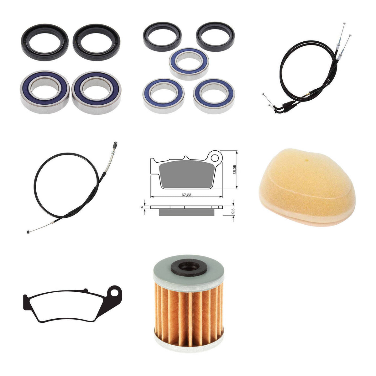 Offroad Refurb Kit - Kawasaki KX450F '17-'18